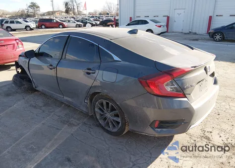 2019 Honda Civic Ex z USA, uszkodzony, nr VIN JHMFC1F37KX013264